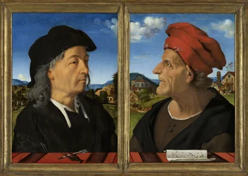 Giuliano ja Francesco Giamberti da Sangallon muotokuvat, 1482-5.